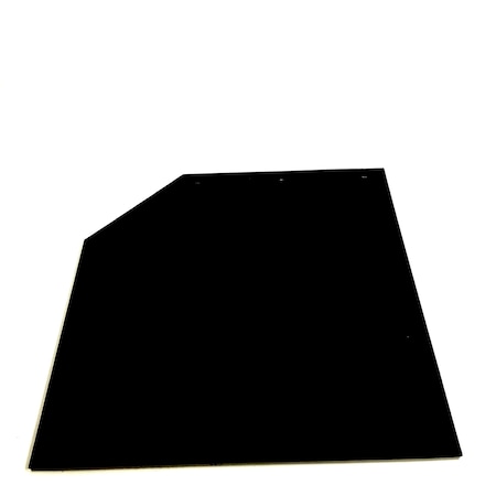 Globetech Mudflap, Polyguard, Black 24 X 25 L 2425PHDBL/H